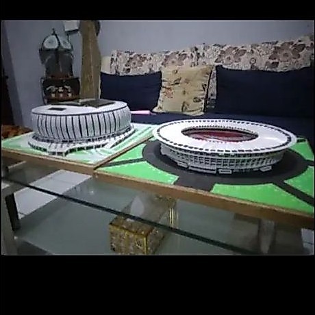 miniatur stadion JIS dan GBK