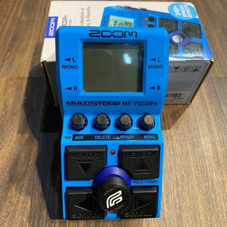 Zoom MS70CDR+ Multistomp Chorus, Delay, Reverb Pedal