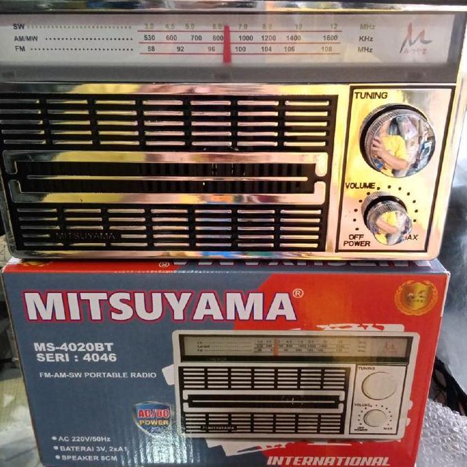 Radio jadul Mitsuyama f18 / Radio portable/ radio ac dc