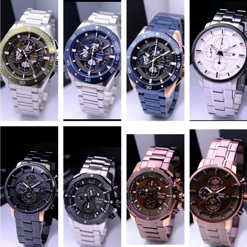 Jam tangan pria Alexandre Christie  AC 6323 / AC 6410 MC / AC 6679 MC Original