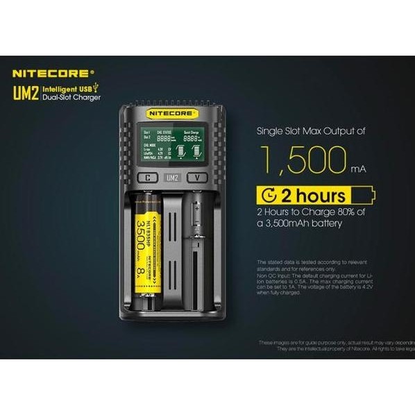 Charger Nitecore UM2 2 Slot