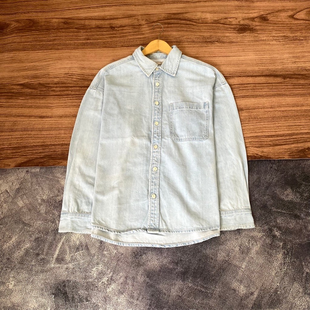 Spao Denim Long Shirt
