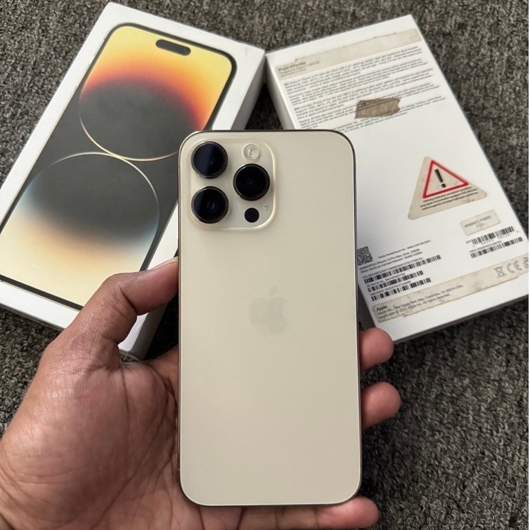 iphone 14 promax 256gb ibox second mulus