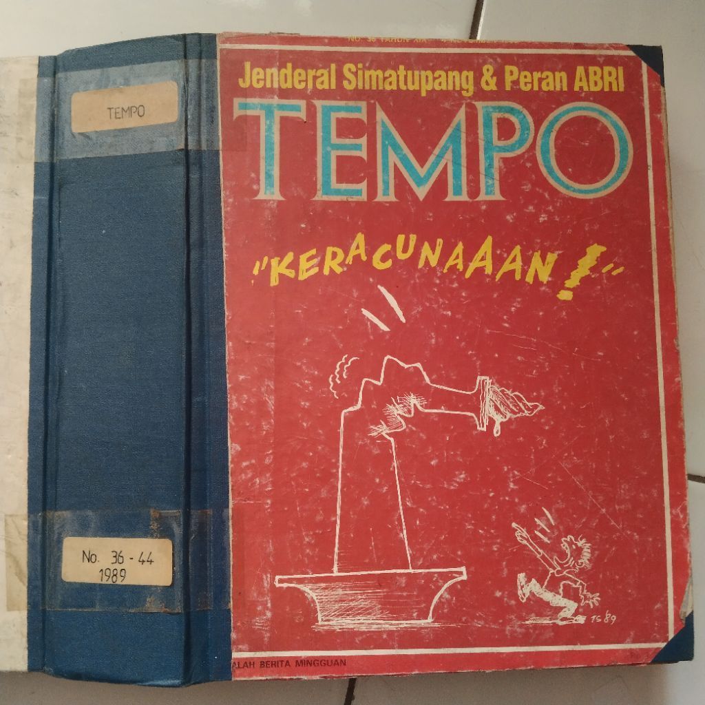Majalah Bundel TEMPO edisi tahun 1989 Majalah Berita Mingguan Politik & Ekonomi
