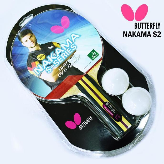 Ready Bet Pingpong Tenis Meja Raket Pingpong Tenis Meja Butterfly Nakama S2