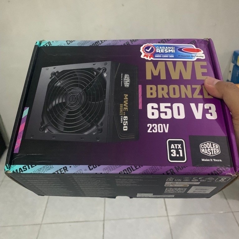 psu coolermaster mwe650v3 bronze