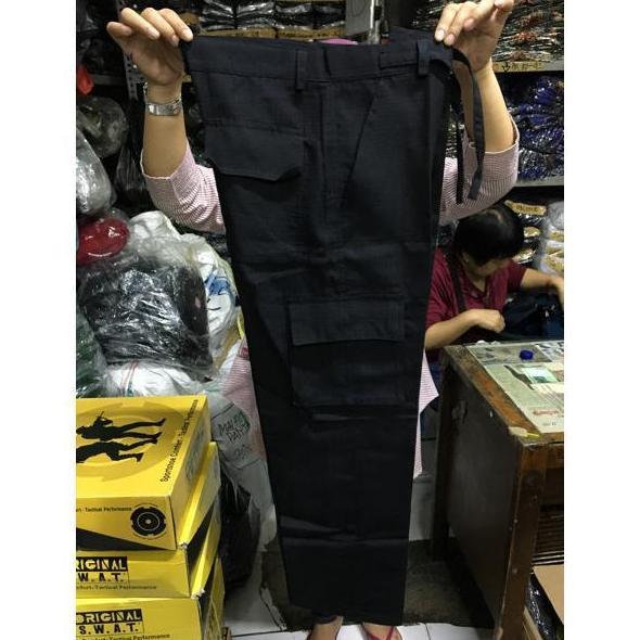 Celana PDL Security - Celana Lapangan Satpam Celana PDL Satpam - Hitam, M