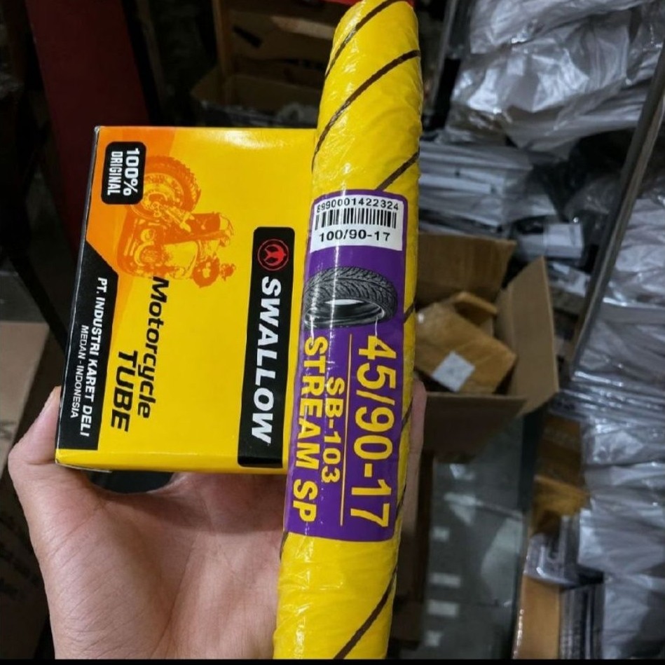 Ban Swallow 45/90-17 Plus Ban Dalam Sepaket Original Ban Luar Dan Ban Dalam