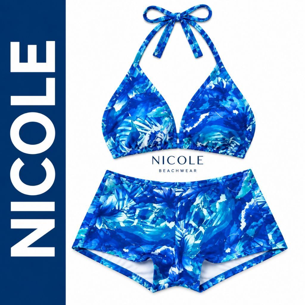 [NICOLE] Bikini Pantai Bikini Sexy Baju Renang Swimsuit | Bikini Wanita Korean Style Swimsuit Viral 