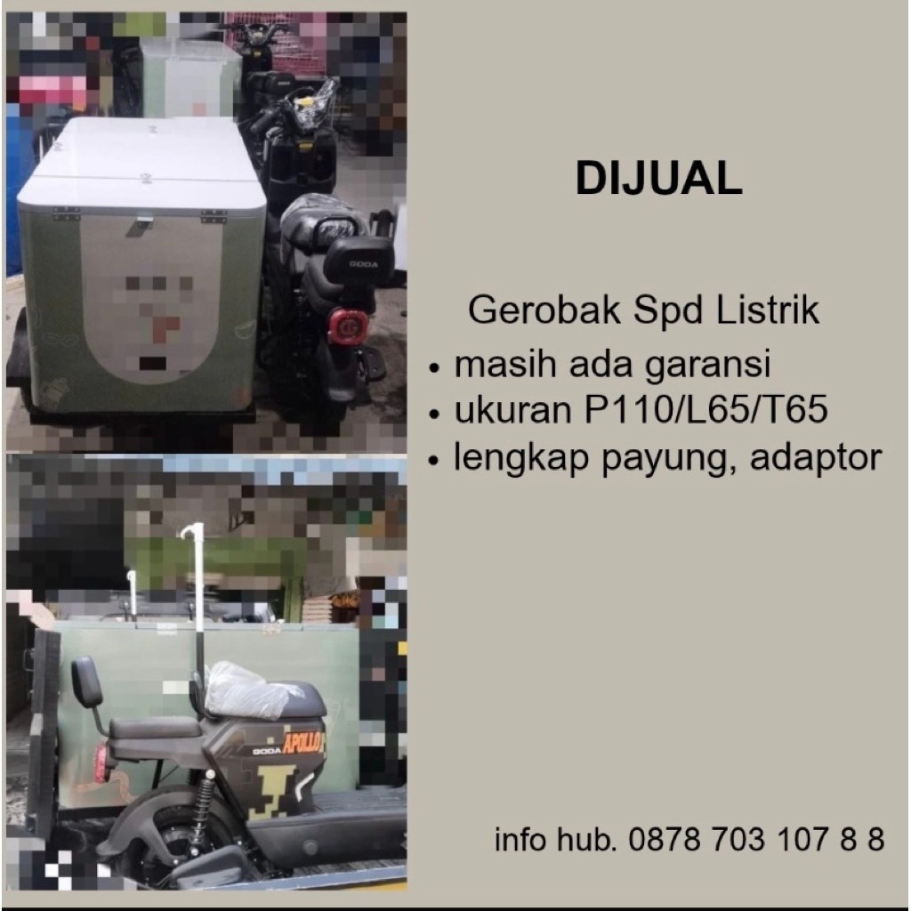 Gerobak spd Kopi Gerobak kopi keliling bekas