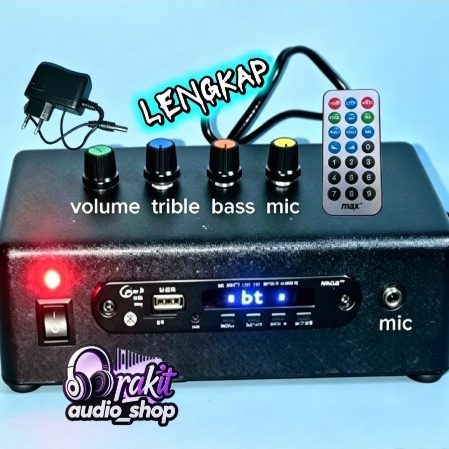 ampli mini 12v stereo +remote