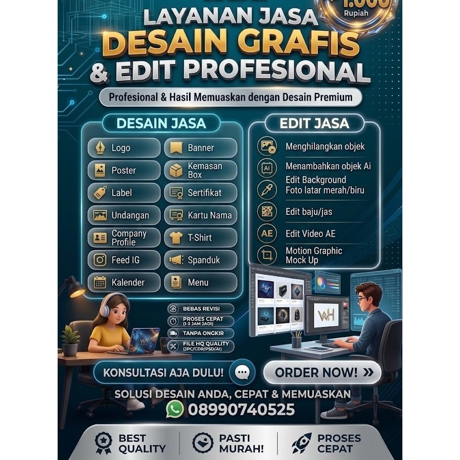 JASA DESAIN LOGO MURAH PROFESIONAL UMKM TOKO OLSHOP LOGO DESAIN