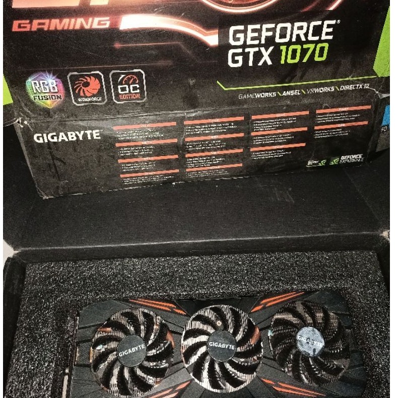 VGA Rusak Nvidia Geforce GTX 1070 8GB GDDR5 Gigabyte G1 Gaming