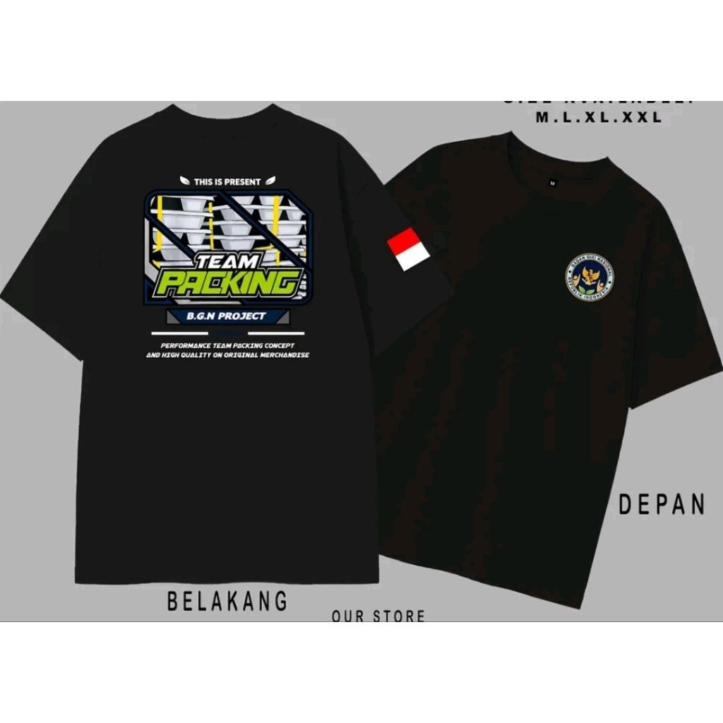 kaos atasan team packing terbaru viral kaos atasan