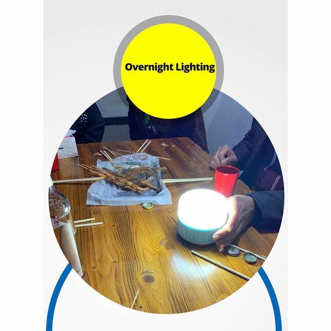 KLAOSANSHOP - LAMPU TENDA LAMPU CAMPING LAMPU EMERGENCY CHARGER USB
