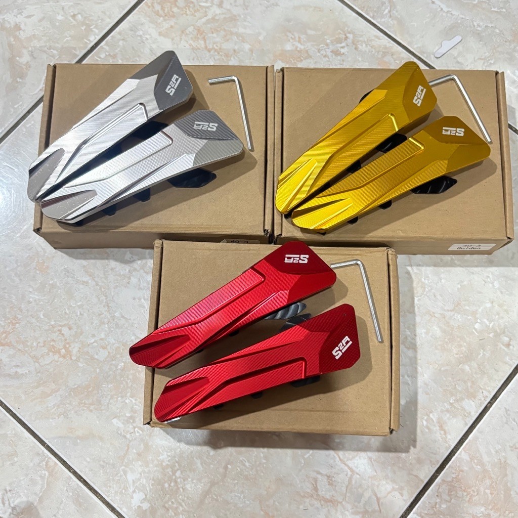 Footstep belakang Honda ADV 150 ADV 160 aluminium injakan belakang adv 150 adv 160
