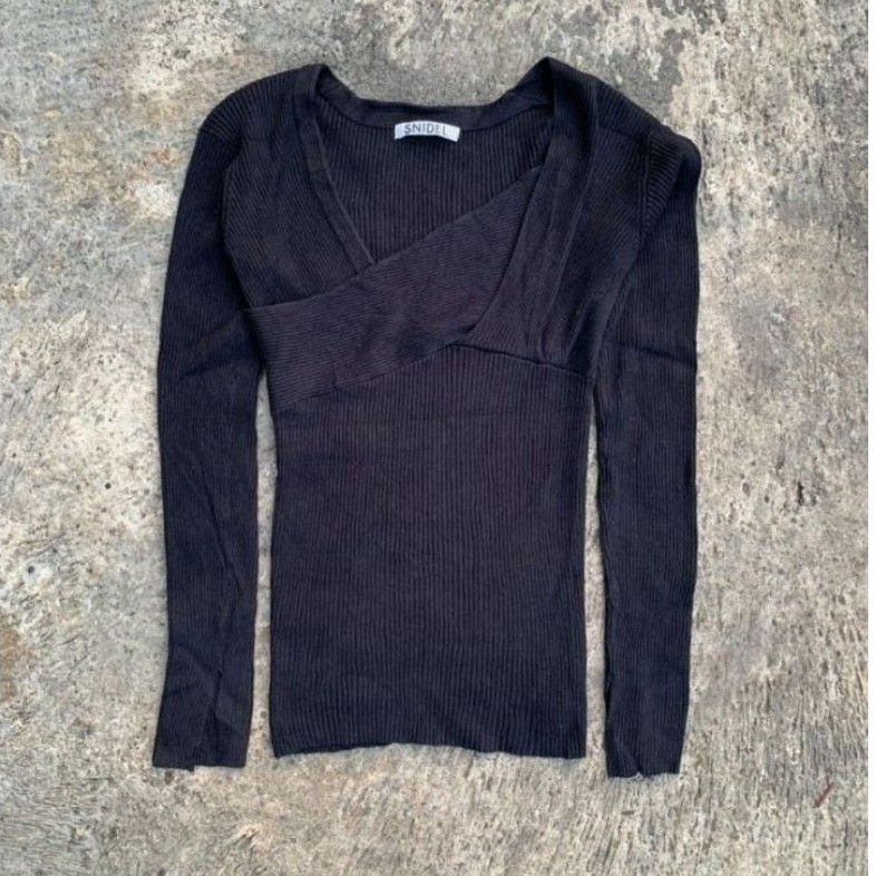 Snidel Cross Rib Knit