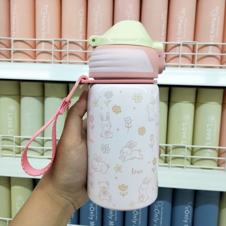 ‼️MR DIY ‼️ TUMBLER ANAK 400ML SUS 304 BOTOL MINUM