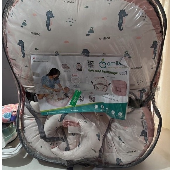 Omiland sofa bayi/ New Omiland bantal bayi/sofa duduk bayi/omiland bantal/