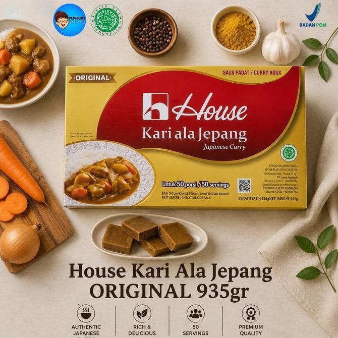 [PBB] House Kari Ala Jepang ORIGINAL 935gr | Japanese Curry Block | Bumbu Kari Jepang Instan | House