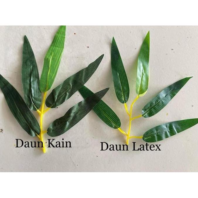 LOGPRANISSA_ - DAUN BAMBU ARTIFICIAL- DAUN BAMBU PLASTIK