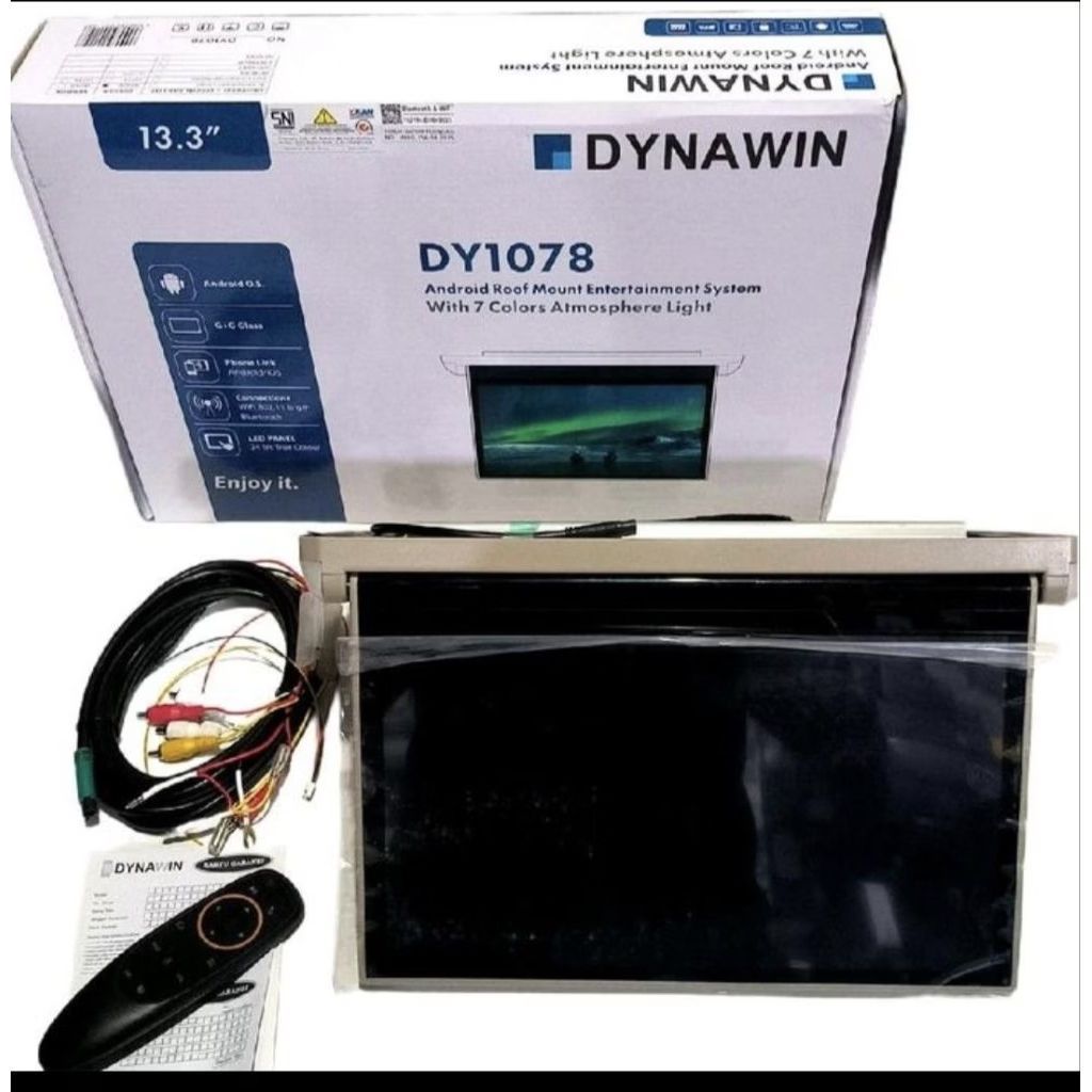 Tv Roof Monitor Android Dynawin Dy-1078 13.3 Inch / Tv roof android