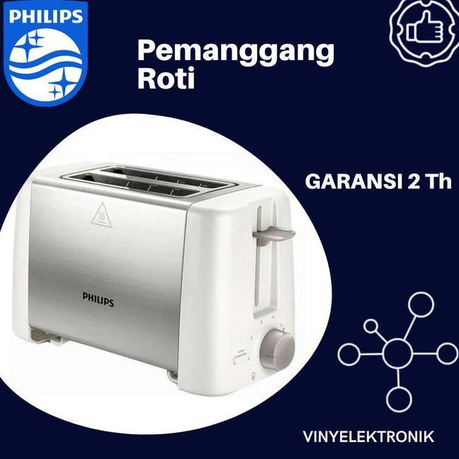 Philips Pop Up Toaster Hd4825 Pemanggang Roti Hd 4825 800Watt