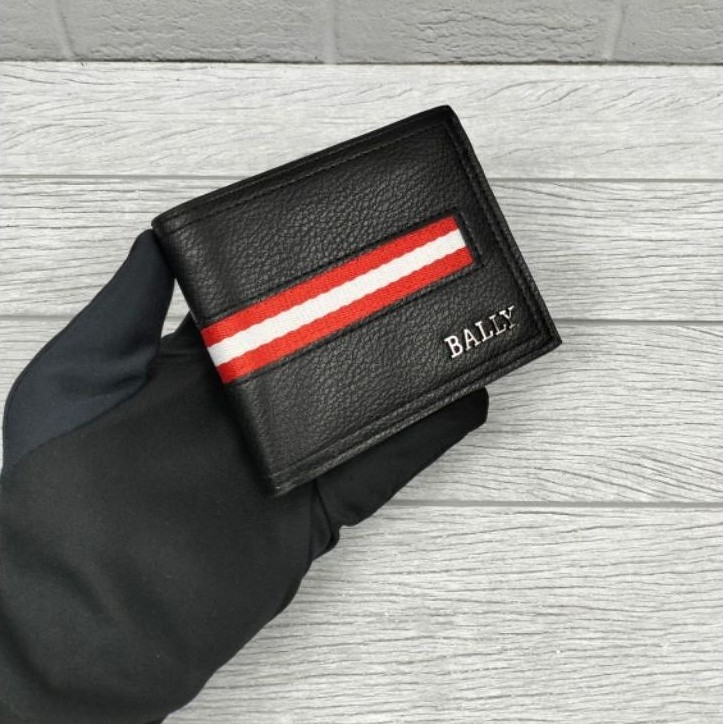 Dompet pendek pria bally kulit dompet lipat