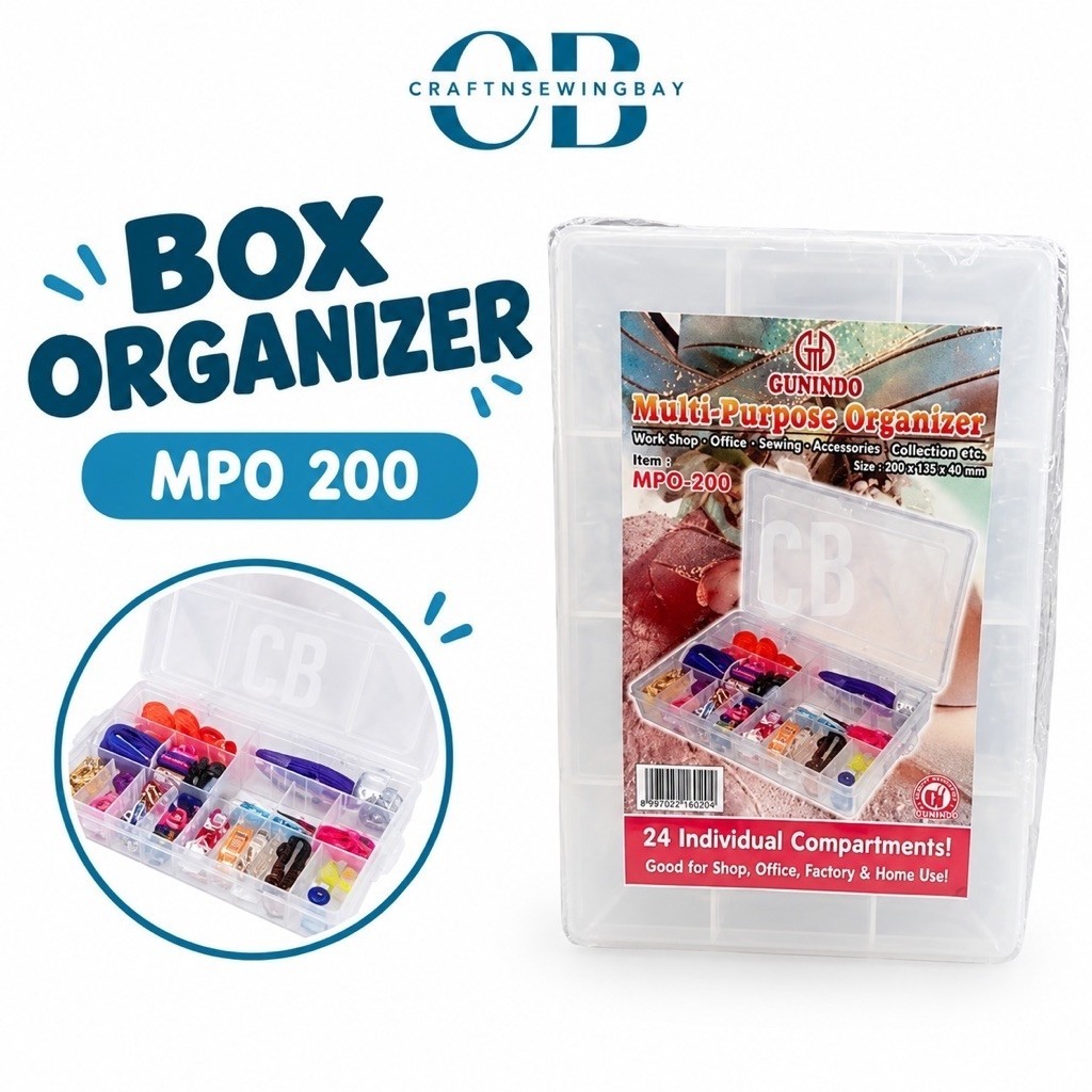 Box Organizer/ Kotak Organizer Gunindo MPO-200