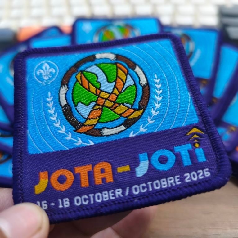Eksklusif Woven Patch Badge Bet Tiska JOTA JOTI 2026 WOSM