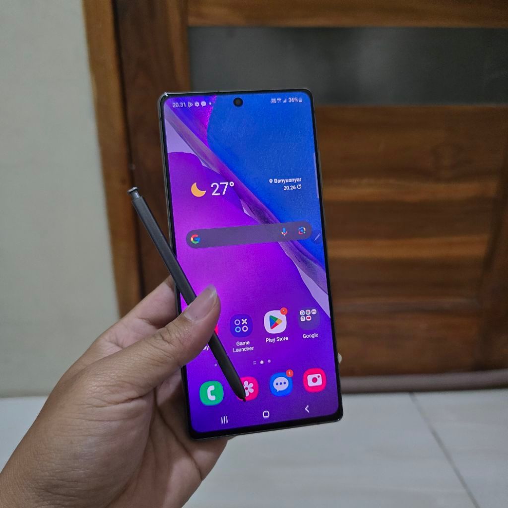 samsung galaxy note 20 8/256gb second bagus