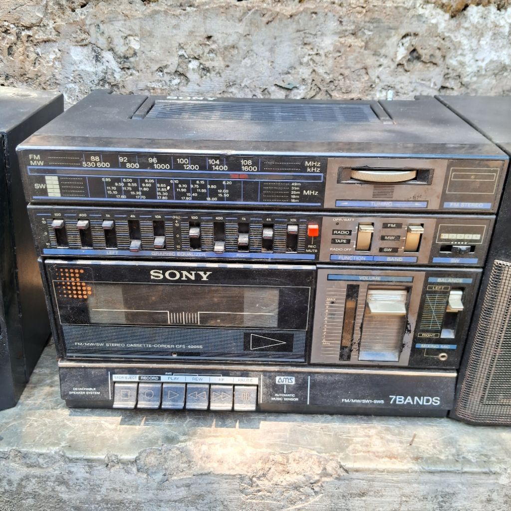 Sony radio tape jadul