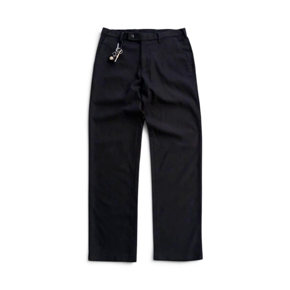UNIQLO CHINOS CASUAL PANTS HEATTECH BLACK