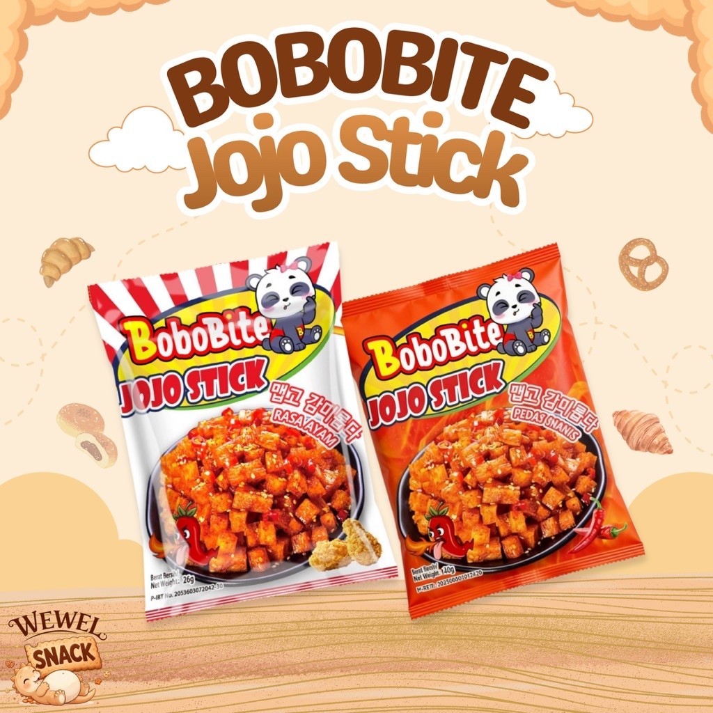 LATIAO MINI BOBOBITE  | JOJO STICK BOBO BITE | LATIAO POTONG PEDAS | LATIAO HALAL | CEMILAN KHAS CHI
