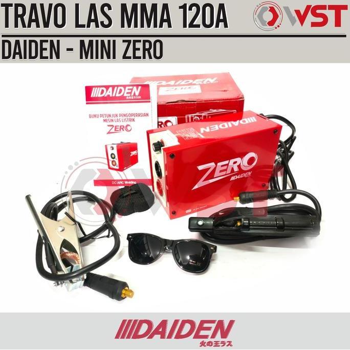 DAIDEN TRAVO LAS INVERTER MINI ZERO 120A - MESIN LAS MINI - TRAFO LAS