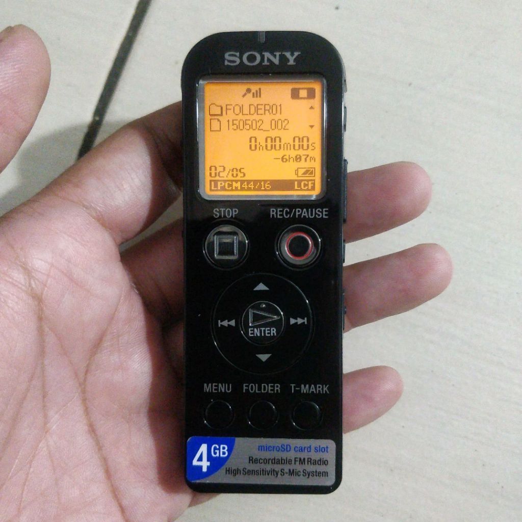 Sony Audio Recorder ICD UX523F
