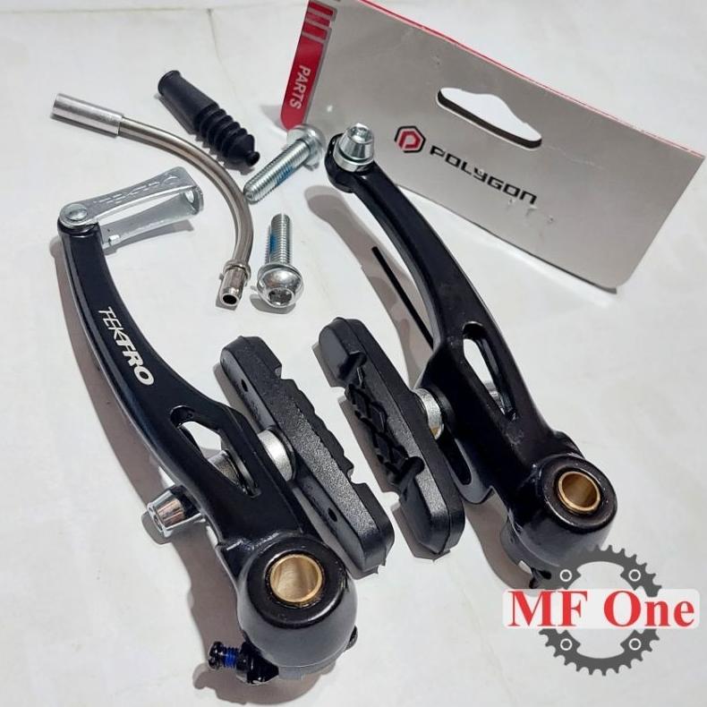 Rem V Brake Set Tektro Alloy With Linear Spring Polygon Vbrake