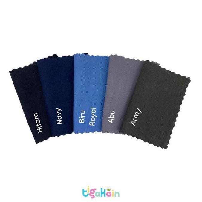 Sew- 0.5 Meter Kain Canvas Twill Bahan Kanvas Twill/ Cotton Twill