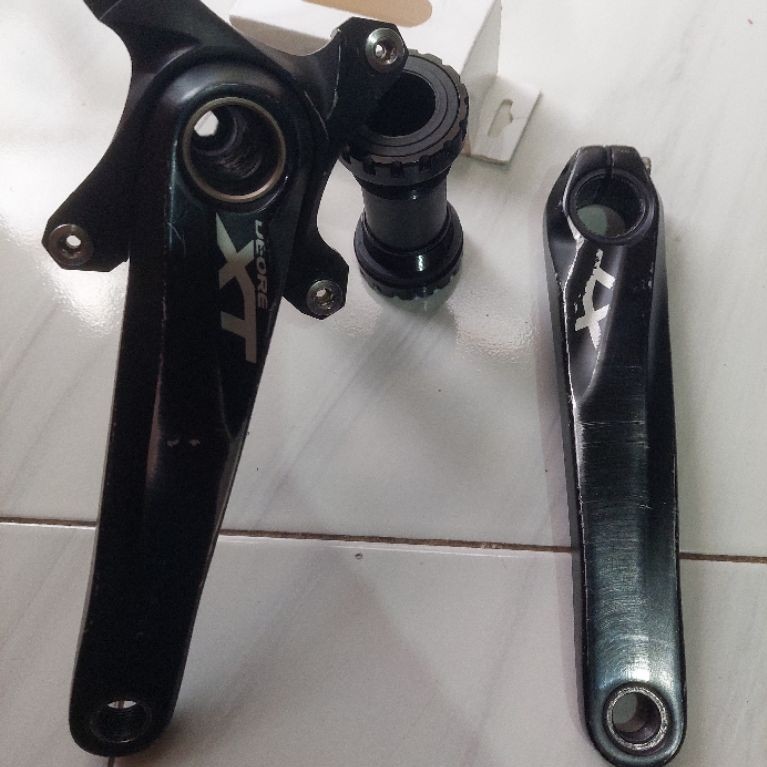 crank shimano XT japan arm 175 bcd 104