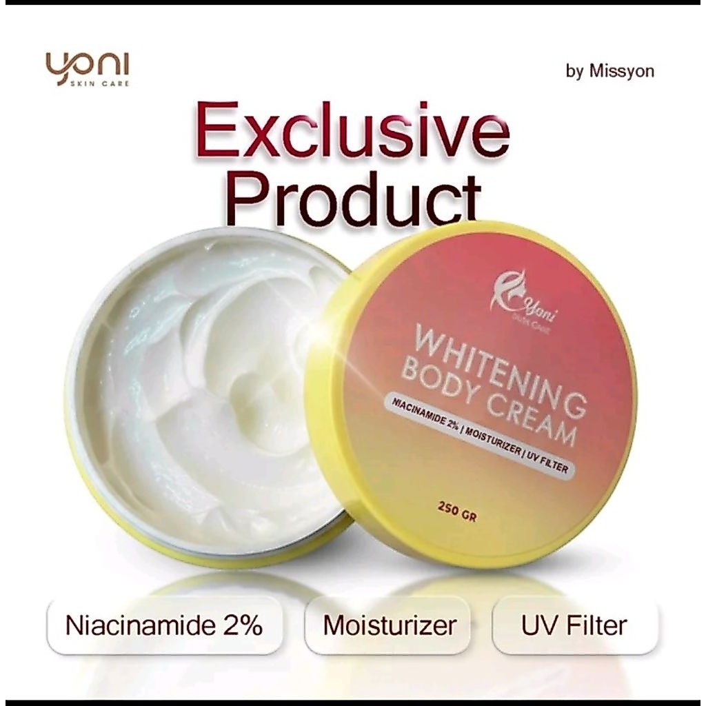 Yoni Body Cream Whitening 250gr