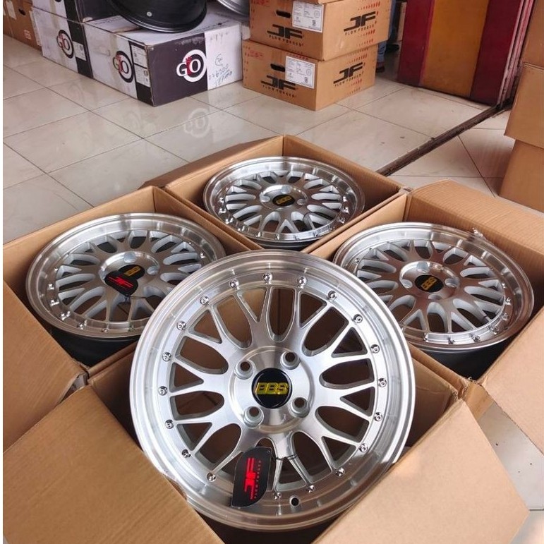velg BBS LM ring18 pcd 4x100 Full Polish