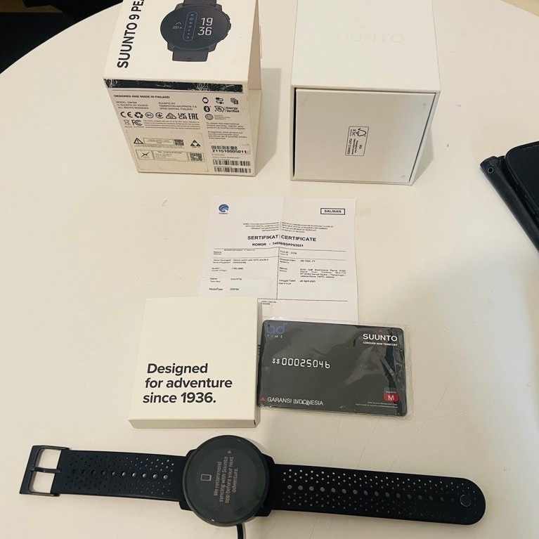 Suunto 9 Peak Hitam Jam Tangan Outdoor