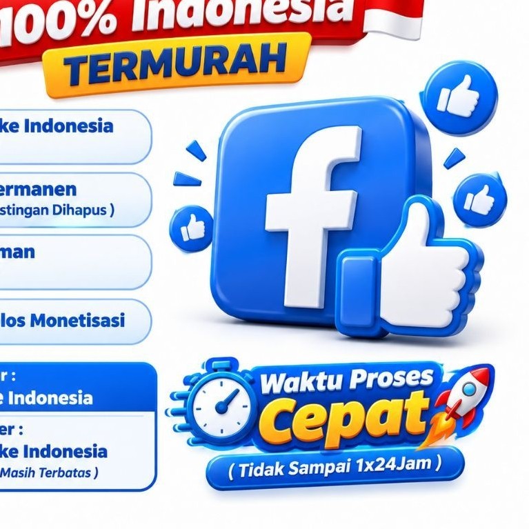 Like Facebook Indonesia Permanen Selamanya