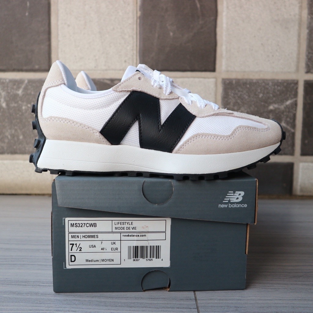 Sneakers Unisex 327 White Black WS327CWB Resmi