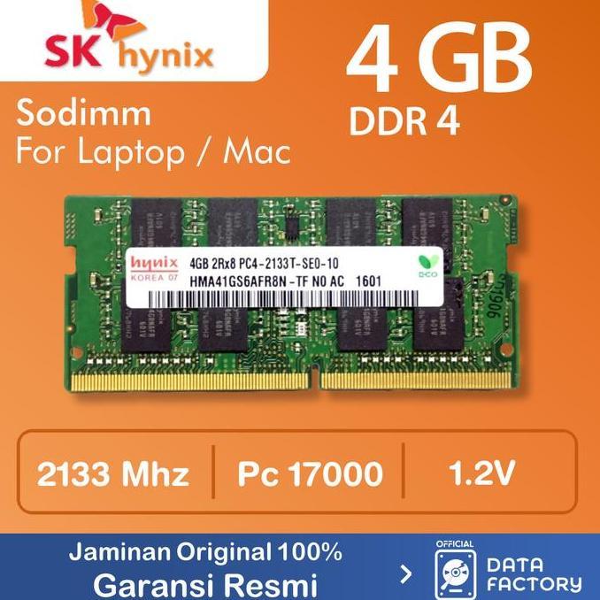 RAM LAPTOP HYNIX DDR4 4GB 2133MHZ / PC17000 SODIMM NOTEBOOK MEMORY