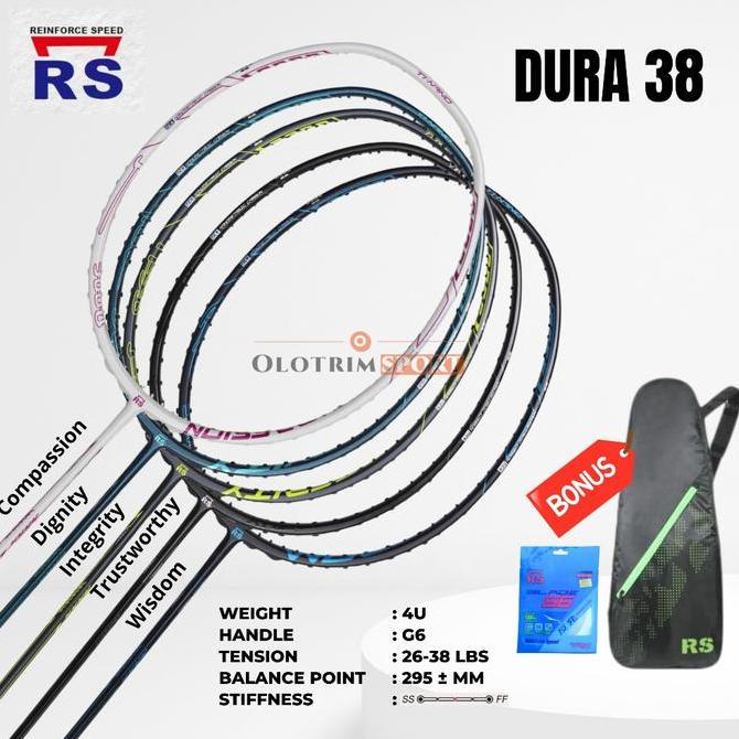 Yonex- [38Lbs] Raket Bton Rs Dura 38