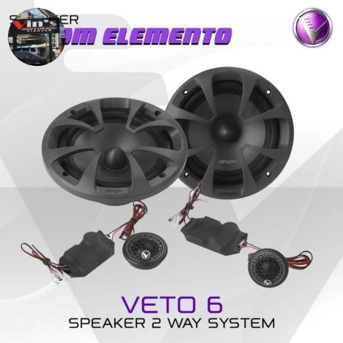 SPEAKER 2Way VENOM VETO 6...SPEAKER SPLIT VENOM VETO 6......SPEAKER COMPONENT VENOM VETO 6