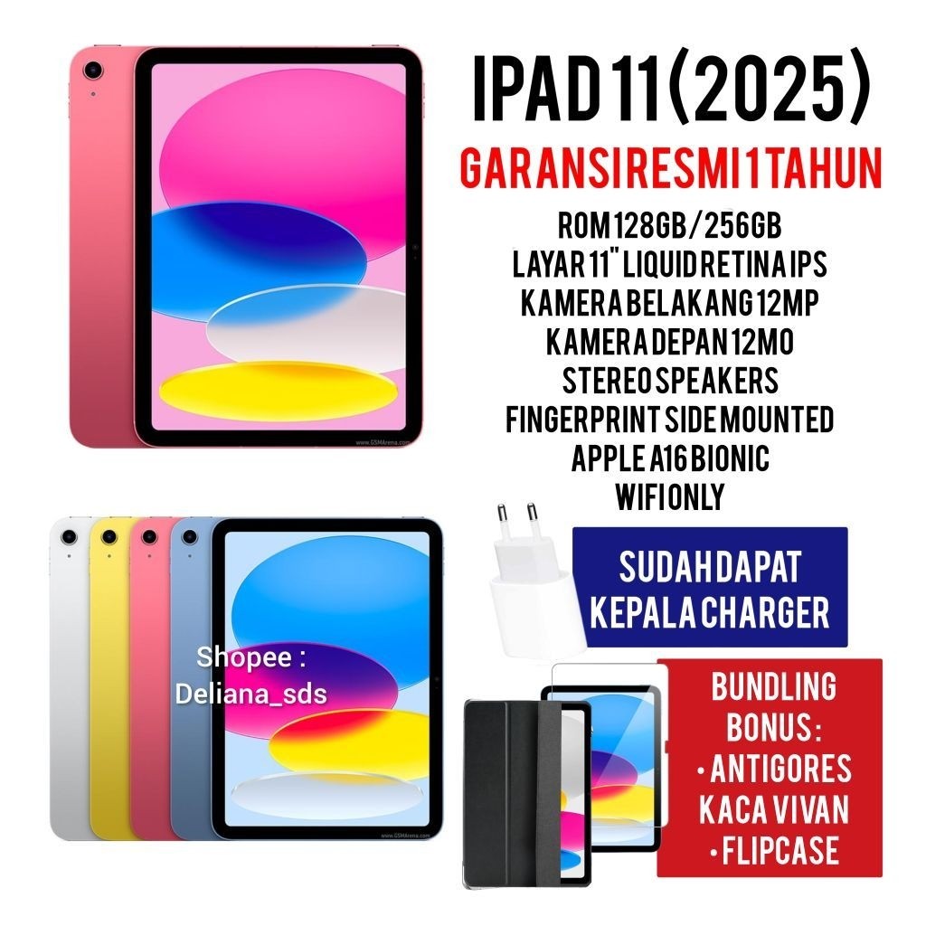 Ipad 11 Wifi Only 256GB 128GB Garansi 1 Tahun Ipad 11 256GB Wifi Only Ipad 11 Wifi Only 256GB Ipad 1