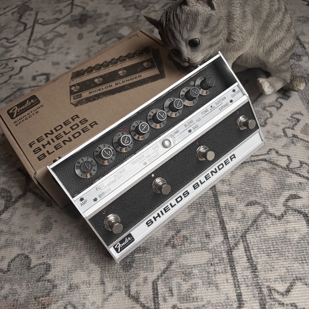FENDER SHIELD BLENDER FUZZ KEVIN SHIELD MY BLOODY VALENTINE PEDAL EFEK GITAR BASS BEKAS SECOND