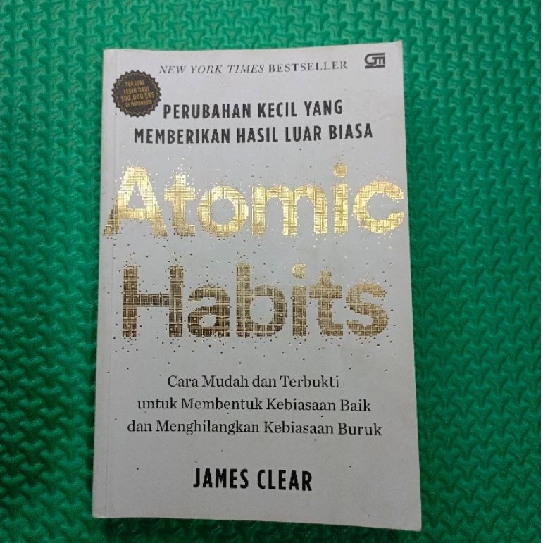 Buku Atomic Habits Bahasa Indonesia Ori Second Mulus